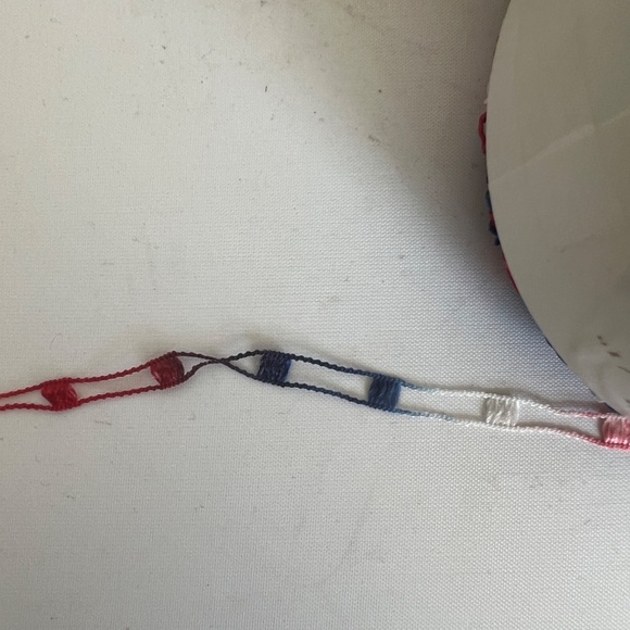 Knit Picks Lot of 4 Sparkles Firecracker 100% Nylon Ladder Ribbon Yarn 50g each - Picture 4 of 7